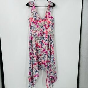 Versona Y2K Whimsical Fairy Pink Floral Dress Size Large